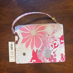 Pink Floral Women's Clutch